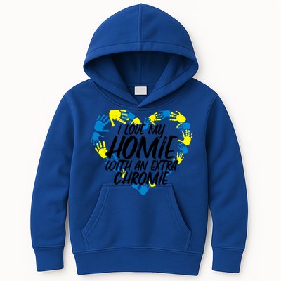 I Love My Homie With An Extra Chromie Great Gift Kids Hoodie