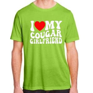 I Love My Cougar Girlfriend I Heart My Cougar Girlfriend Gf Adult ChromaSoft Performance T-Shirt