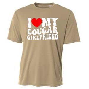 I Love My Cougar Girlfriend I Heart My Cougar Girlfriend Gf Cooling Performance Crew T-Shirt