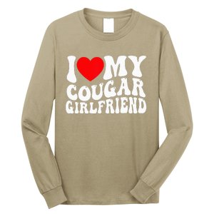 I Love My Cougar Girlfriend I Heart My Cougar Girlfriend Gf Long Sleeve Shirt