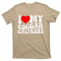 I Love My Cougar Girlfriend I Heart My Cougar Girlfriend Gf T-Shirt