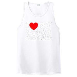 I Love My Cougar Girlfriend I Heart My Cougar Girlfriend Gf PosiCharge Competitor Tank