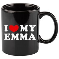 I Love My Emma I Heart My Emma 11oz C Handle Ceramic Mug