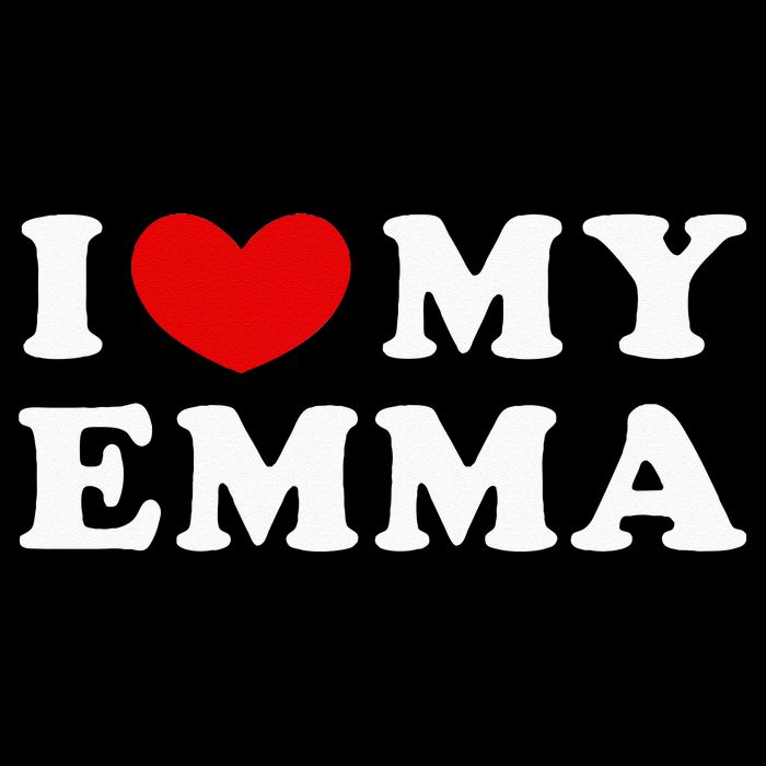 I Love My Emma I Heart My Emma Cooling Performance Long Sleeve Crew