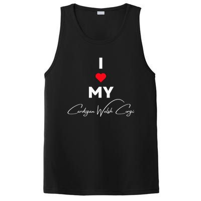 I Love My Cardigan Welsh Corgi For Dog Owners Who Love Dogs Meaningful Gift PosiCharge Competitor Tank