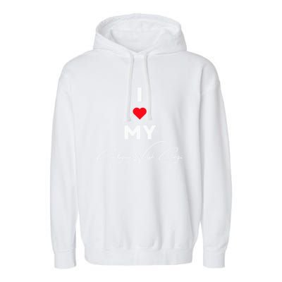 I Love My Cardigan Welsh Corgi For Dog Owners Who Love Dogs Meaningful Gift Garment-Dyed Fleece Hoodie