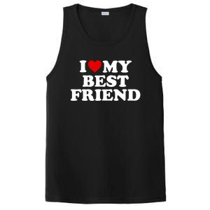 I Love My Best Friend Gift Red Heart Meaningful Gift PosiCharge Competitor Tank