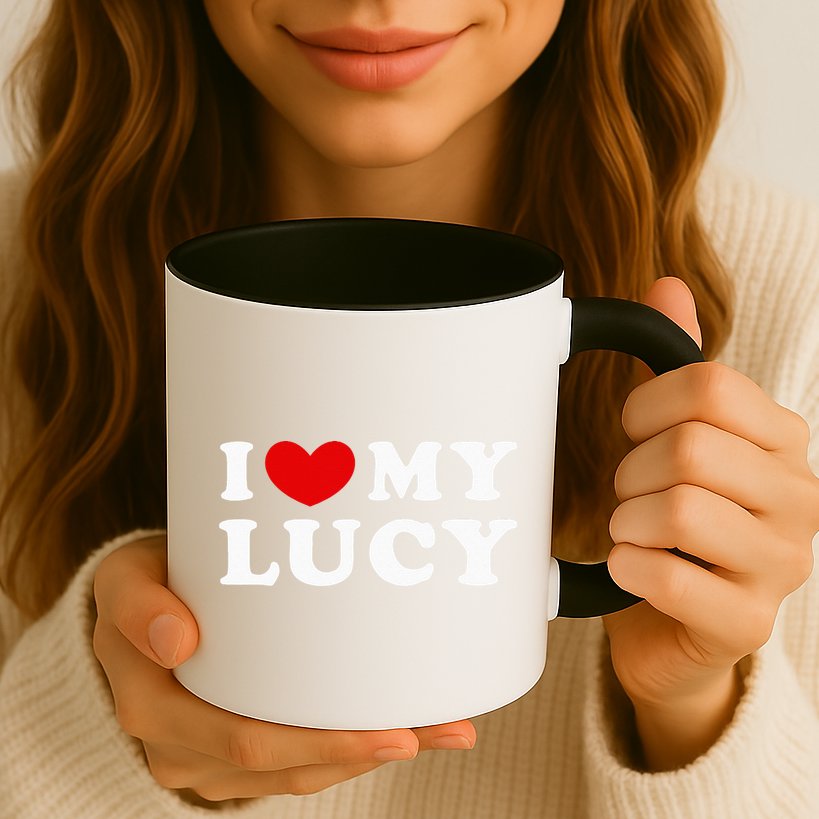 I Love My Lucy I Heart My Lucy Mug
