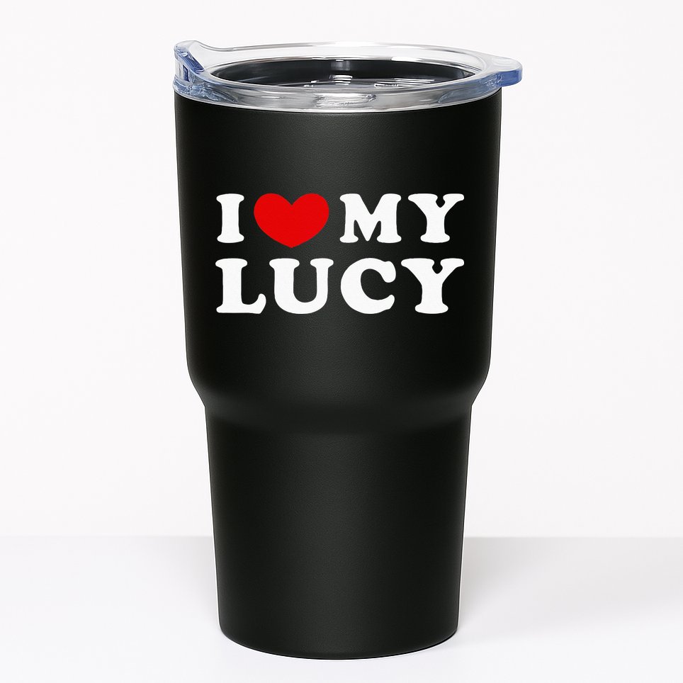 I Love My Lucy I Heart My Lucy Tumbler