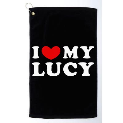 I Love My Lucy I Heart My Lucy Golf Towel