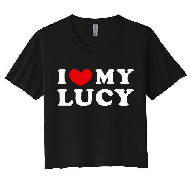 I Love My Lucy I Heart My Lucy Crop Top