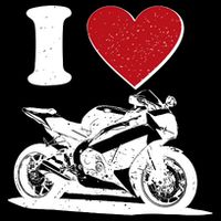 I Love Motorcycles Hoodie