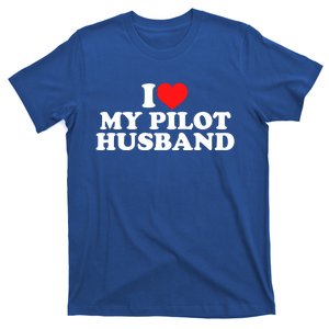 I Love My Pilot Husband Gift T-Shirt