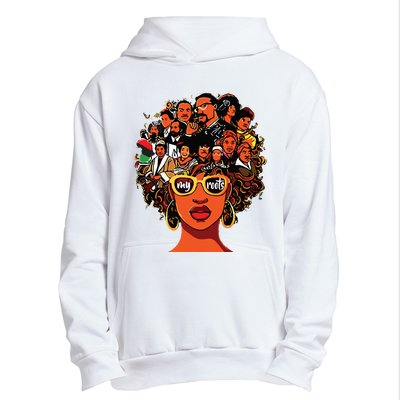 I Love My Roots Back Powerful History Month Pride Dna Gift Urban Pullover Hoodie