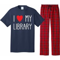 I Love My Library For Book Lovers Readers Librarian Pajama Set