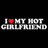 I Love My Hot Girlfriend Shirt I Heart My Hot Girlfriend Doggie Tank