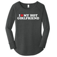 I Love My Hot Girlfriend Shirt I Heart My Hot Girlfriend Women's Perfect Tri Tunic Long Sleeve Shirt