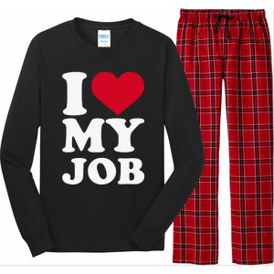 I love my job Long Sleeve Pajama Set