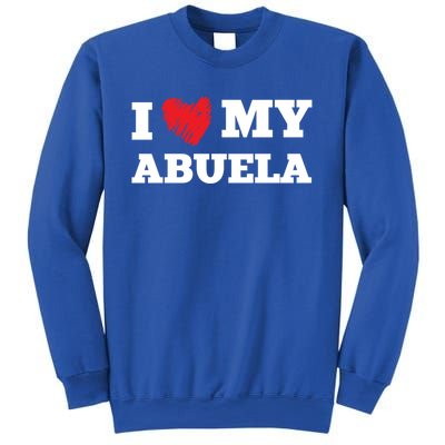 I Love My Abuela Favorite Family Member Valentines Gift Sweatshirt