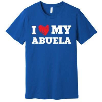 I Love My Abuela Favorite Family Member Valentines Gift Premium T-Shirt