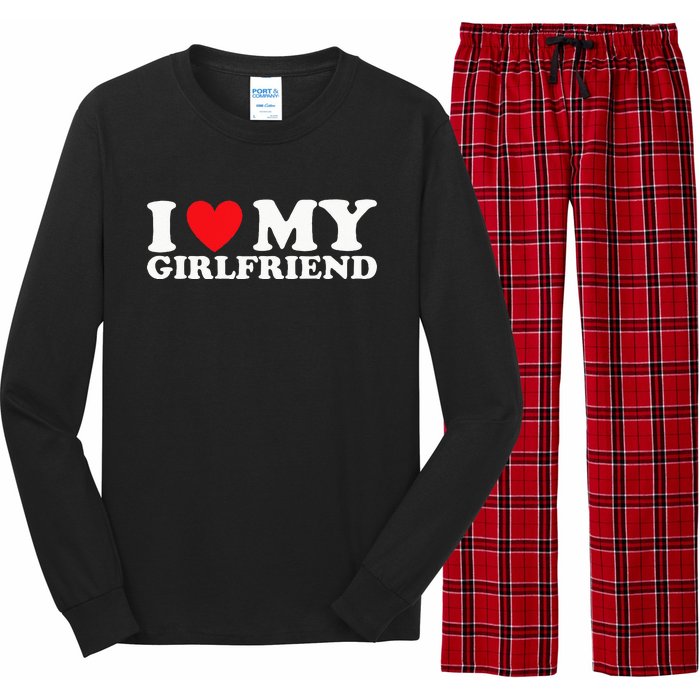 I Love My Girlfriend Long Sleeve Pajama Set