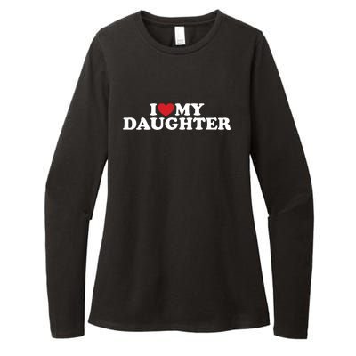 I Love My Daughter Womens CVC Long Sleeve Shirt