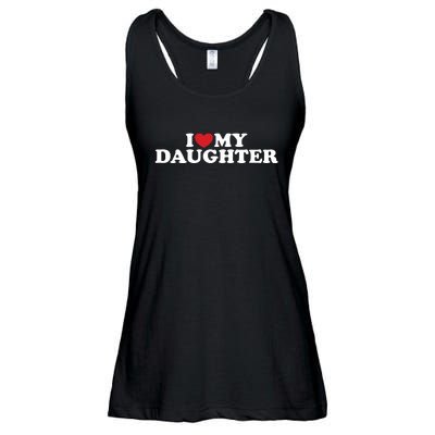 I Love My Daughter Ladies Essential Flowy Tank