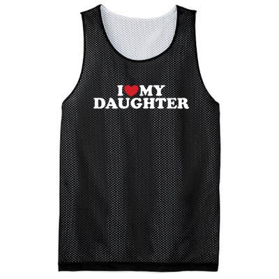 I Love My Daughter Mesh Reversible Basketball Jersey Tank