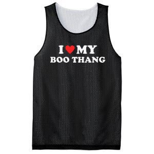 I Love My Boo Thang I Heart Boo Thang Mesh Reversible Basketball Jersey Tank