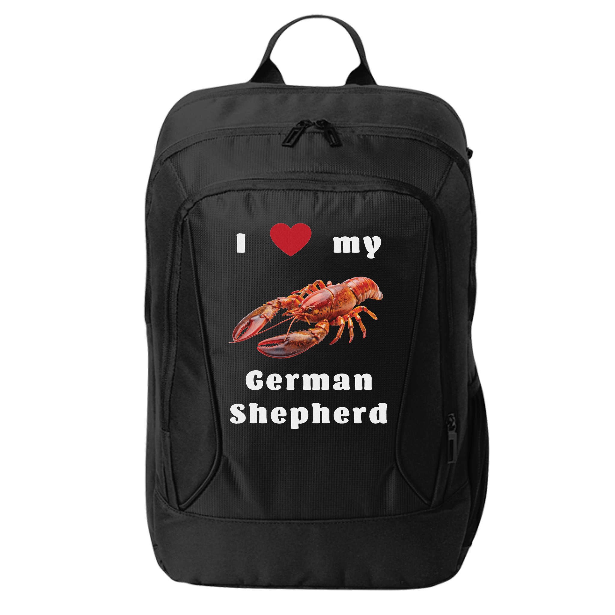 I Love My German Shepherd Swea City Backpack