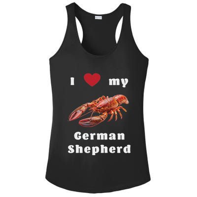 I Love My German Shepherd Swea Ladies PosiCharge Competitor Racerback Tank