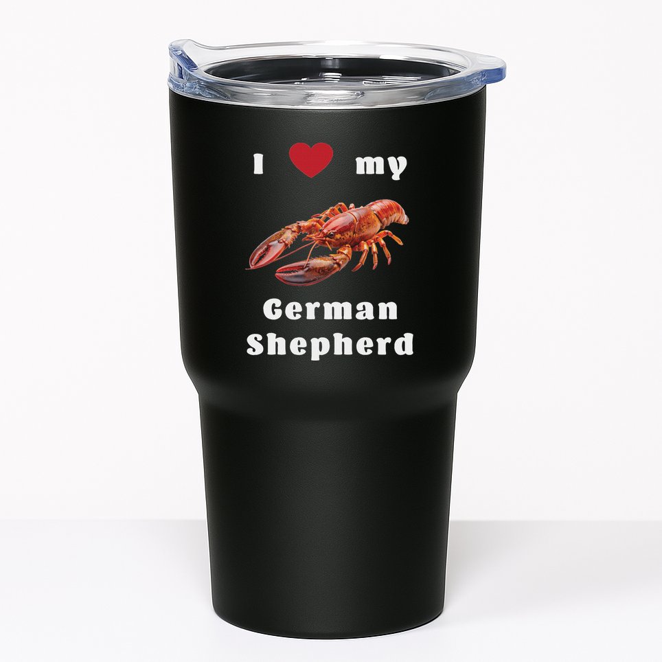 I Love My German Shepherd Swea Tumbler