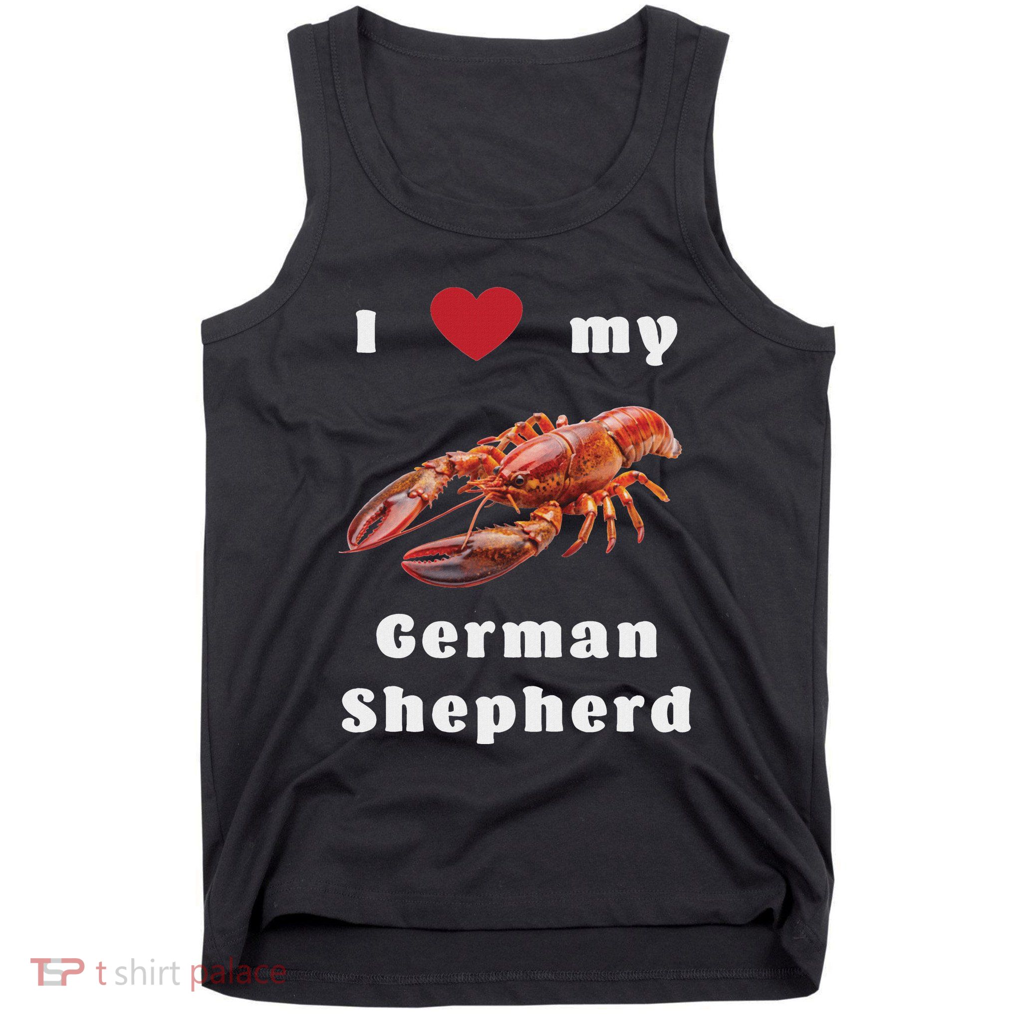 I Love My German Shepherd Swea Tank Top