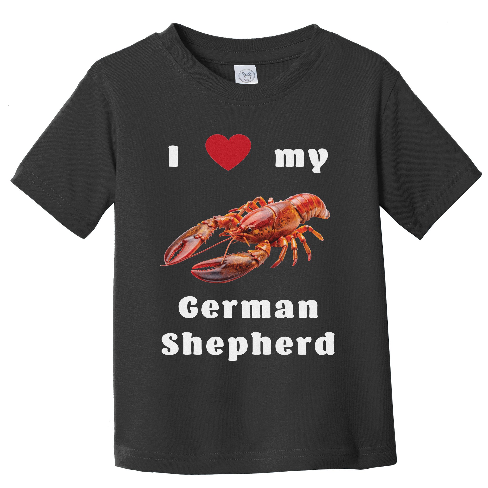 I Love My German Shepherd Swea Toddler T-Shirt