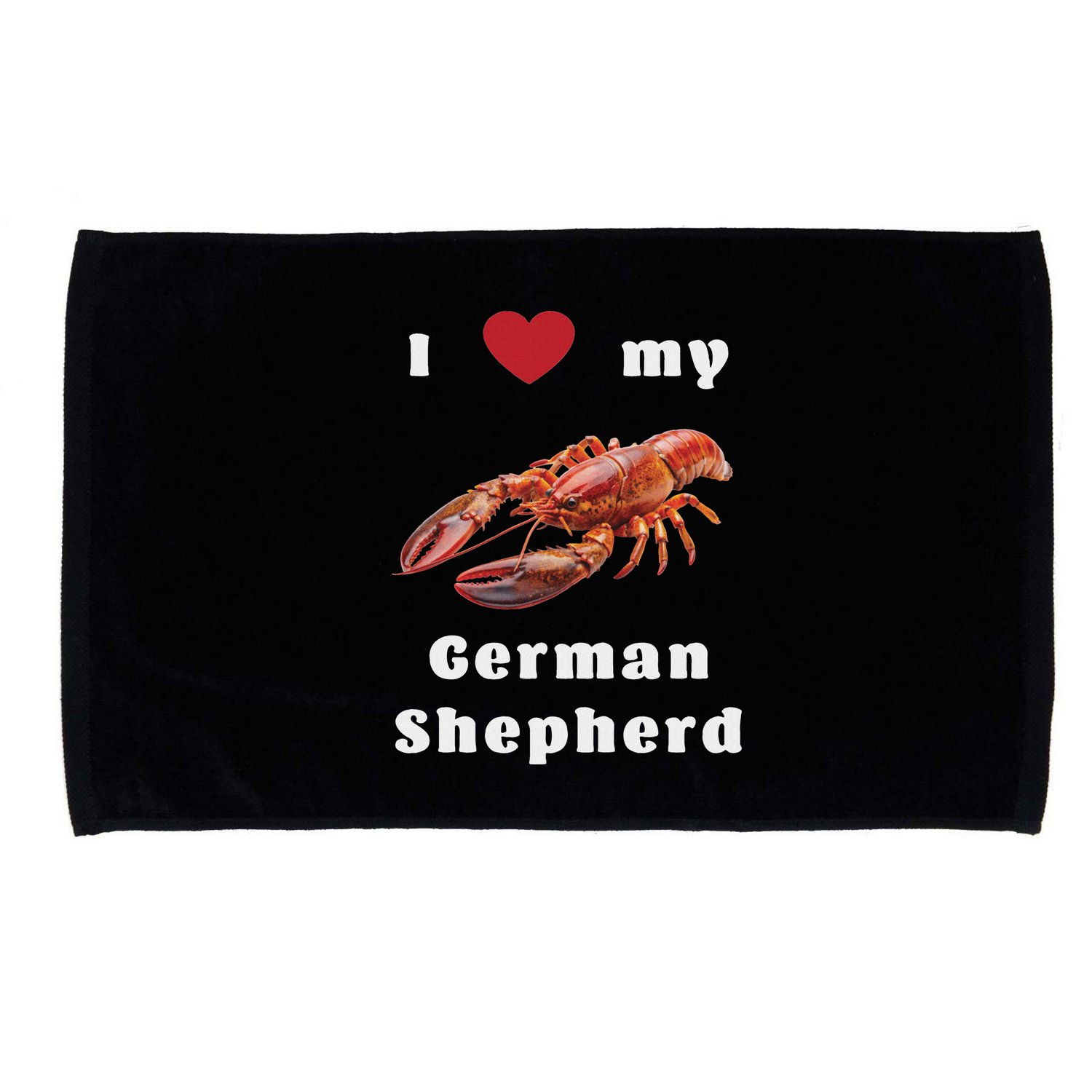 I Love My German Shepherd Swea Microfiber Hand Towel