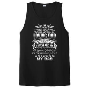 I Love Miss My Dad In Loving Memory Of Dad Remembrance Gift PosiCharge Competitor Tank