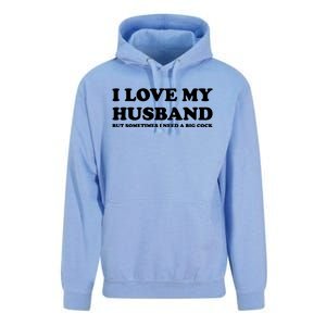 I Love My Husband Unisex Surf Hoodie