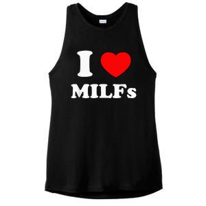 I Love Milfs Ladies PosiCharge Tri-Blend Wicking Tank