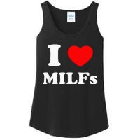 I Love Milfs Ladies Essential Tank