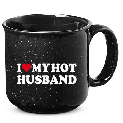 I Love My Hot Husband 15oz Campfire Ceramic Mug