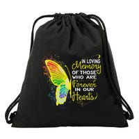 In Loving Memory Of Those Who Are Forever In Our Hearts Drawstring Bag