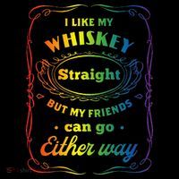 I Like My Whiskey Straight But My Friends Can Go Either Way Mesh Reversible Basketball Jersey Tank