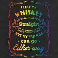 I Like My Whiskey Straight But My Friends Can Go Either Way 25L Jumbo Tote