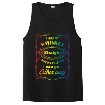 I Like My Whiskey Straight But My Friends Can Go Either Way PosiCharge Competitor Tank