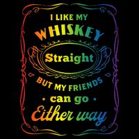 I Like My Whiskey Straight But My Friends Can Go Either Way Visor