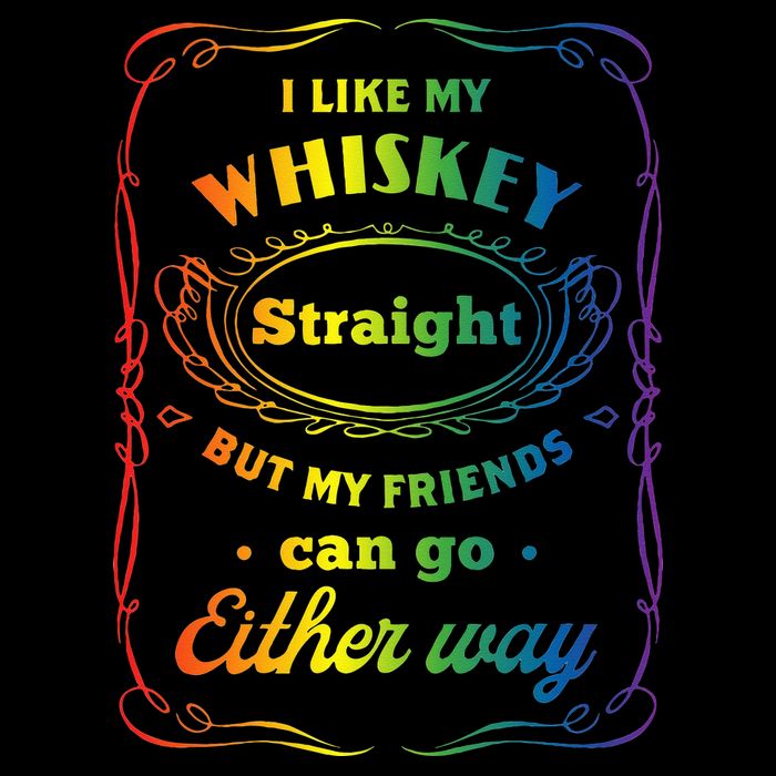 I Like My Whiskey Straight But My Friends Can Go Either Way Visor