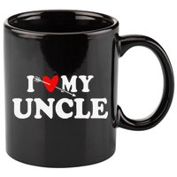 I Love My Uncle with Heart 11oz C Handle Ceramic Mug