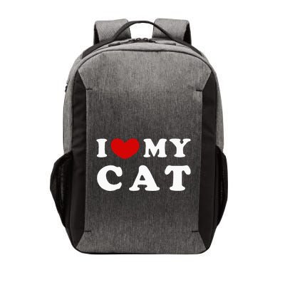 I Love My Cat Vector Backpack