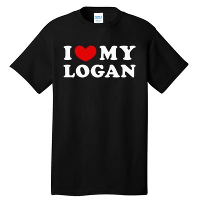 I Love My Logan Tall T-Shirt