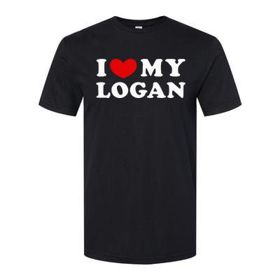 I Love My Logan Softstyle CVC T-Shirt